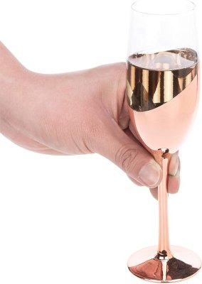 Imagen 11 de Set de 4 Copas Champagne Encobrizadas M85