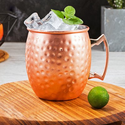 Imagen 6 de Set de 2 Mugs Encobrizados Martillados M76