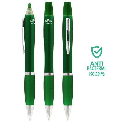 Bolígrafo Anti-Bacterial Destacador CO30