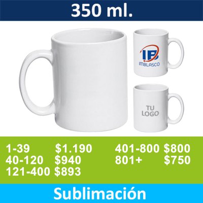 Tazón Sublimación con caja 99223 ( P100002-X )