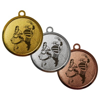 Medalla Cueca 55mm CUE55