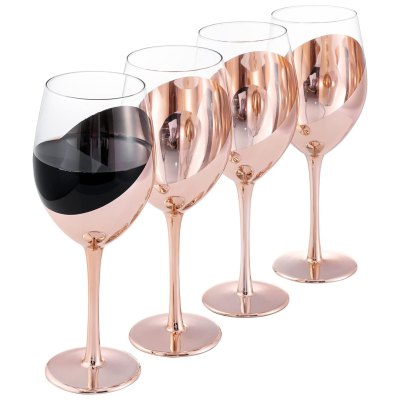 Imagen 9 de Set de 4 Copas de Vino Encobrizadas M87