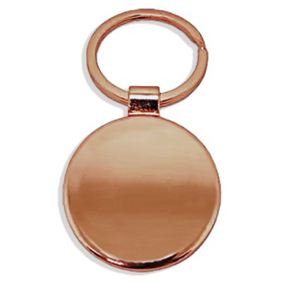 Imagen 3 de Llavero Redondo Encobrizado Negro K61