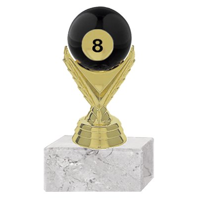 Trofeo Plástico Pool Bola
