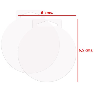 Medalla Acrílico Transparente MD 150