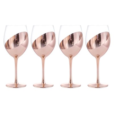 Imagen 2 de Set de 4 Copas de Vino Encobrizadas M87
