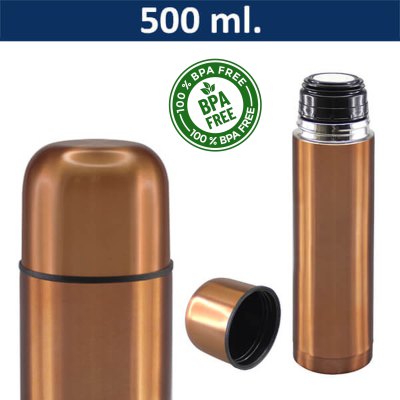 Termo Acero Inoxidable Color Cobre ( Pintado )   M61
