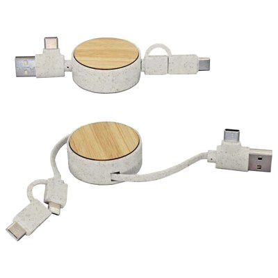 Imagen 3 de Cable Conector Multicargador Bamboo T61
