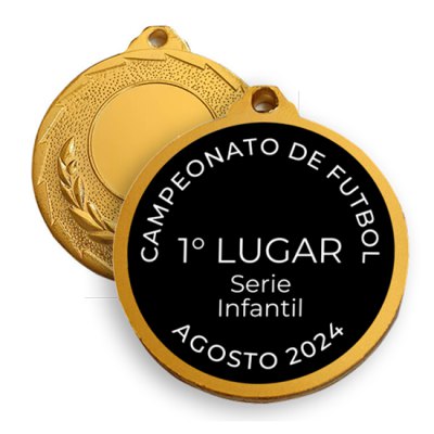 Disco Grabable Metálico para Medallas