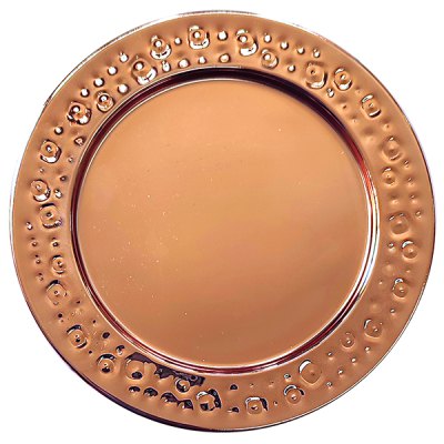 Set De 2 Posavasos Encobrizados Martillado M112