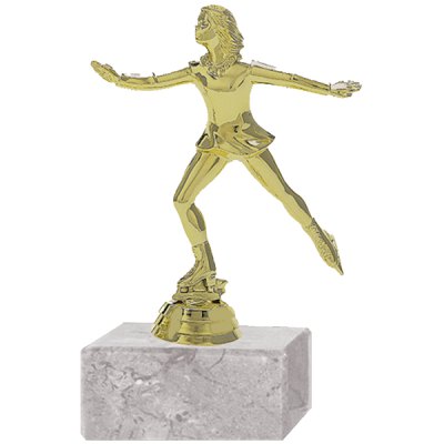 Trofeo Plástico Patin Rueda Artistico Femenino