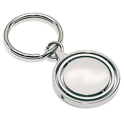 Imagen 2 de Llavero Metal Redondo Giratorio K16